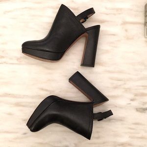 Coach Carmine Leather Mules with Box